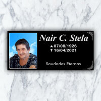 Imagem de Placa ACM 243 - 20cm x 10cm (foto retangular 7x9)